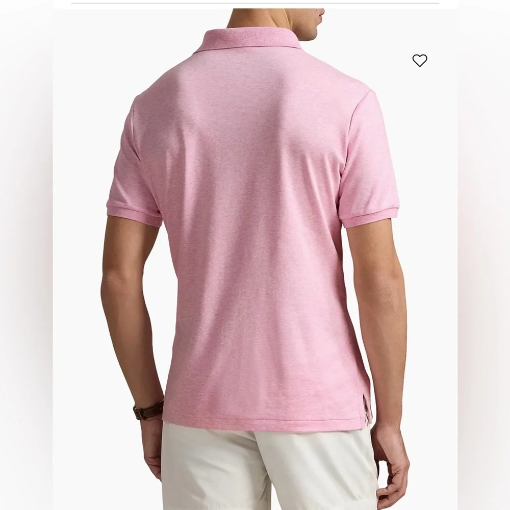 Polo Ralph Lauren Cotton classic -Fit Polo Shirt‎ pink heather XL